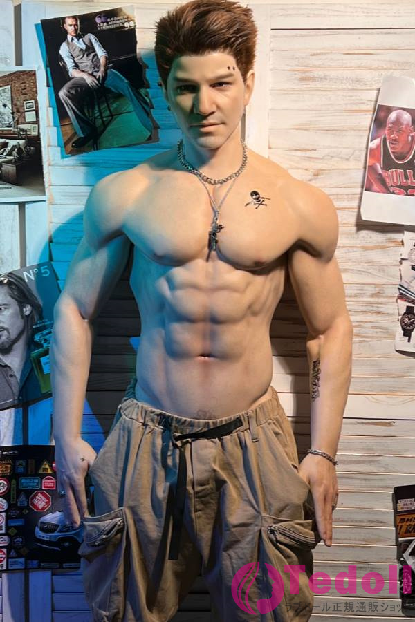Realing 昊骏「Herman」 180cm男性型 女性向け ラブドール シリコン製 筋肉体型 等身大 セックス人形 ノーマル肌