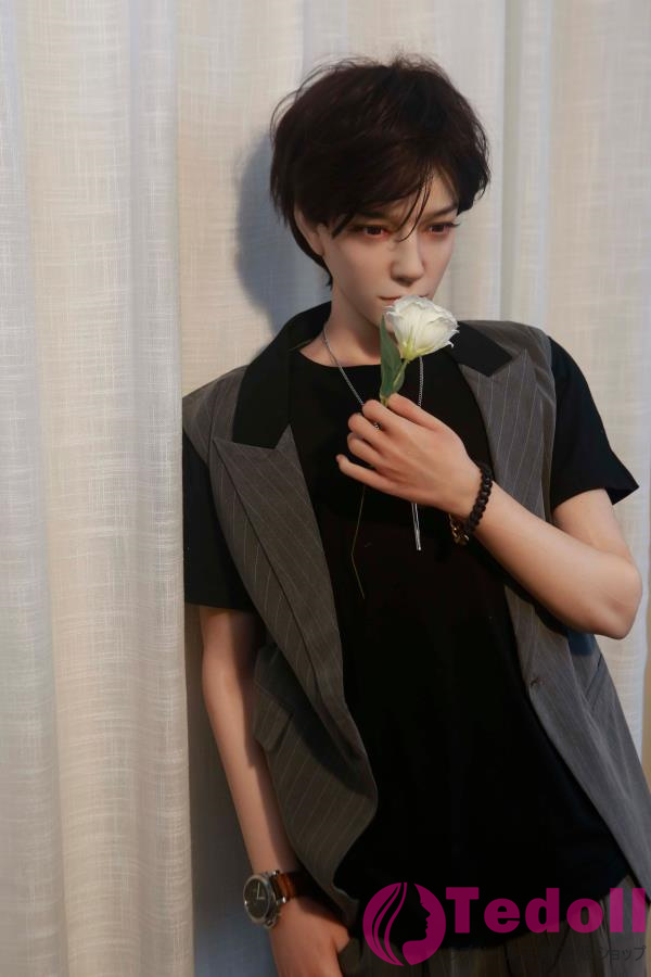 Realing 宇麟「Kirin」 170cmシリコン製ラブドール女性用 セクシーな裸男 等身大 ダッチワイフ 白い肌