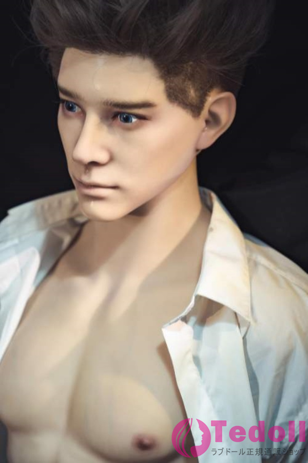 Realing 朗烨 82cm強くて力強い筋肉上半身男性ラブドール 女性用リアルドールトルソー シリコンヘッド+TPEボディ ノーマル肌