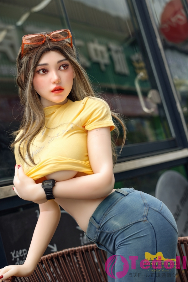 Irontech Doll S40 Eileen 159cm Plus 清楚なルックスの美しいリアルドール 等身大 スレンダーボディダッチワイフ シリコンヘッド+TPEボディ Gカップ 白い肌