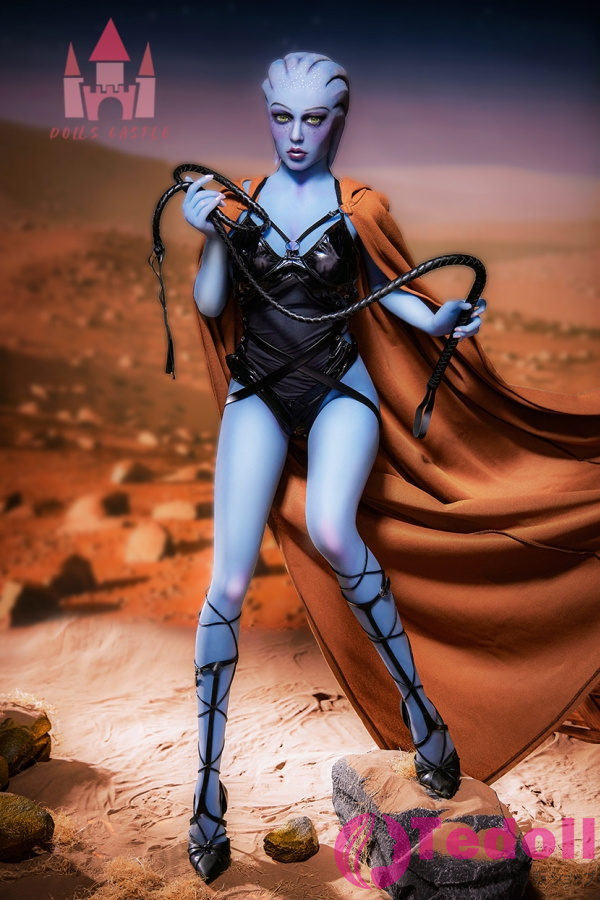 Dolls Castle #A1 宇宙人シリーズ Merlay 156cmセクシー TPE製 巨乳ラブドール 人外系 ダッチワイフ 魅力的な等身大の人形 Eカップ ブルー肌