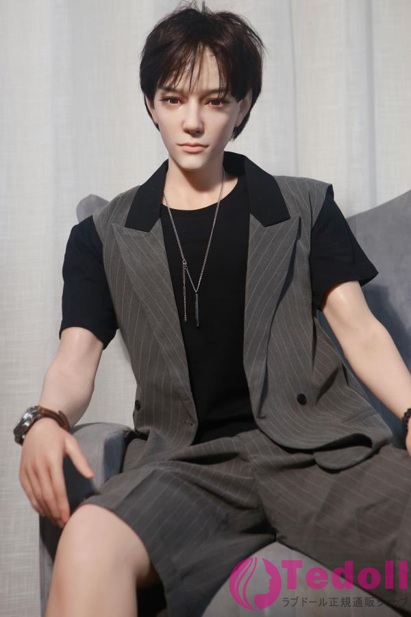 Realing 宇麟「Kirin」 170cmシリコン製ラブドール女性用 セクシーな裸男 等身大 ダッチワイフ 白い肌