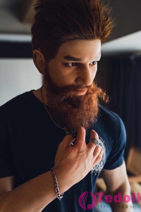 Realing 耀冉 180cm濃い髭男 リアルラブドール 欧米風 背の高い大人セックス人形 女性用シリコン製ドール ノーマル肌