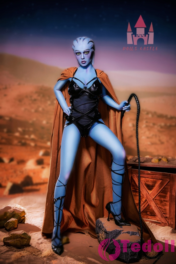 Dolls Castle #A1 宇宙人シリーズ Merlay 156cmセクシー TPE製 巨乳ラブドール 人外系 ダッチワイフ 魅力的な等身大の人形 Eカップ ブルー肌