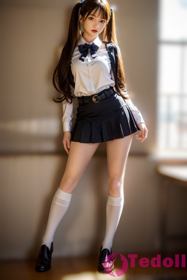 Orange In #599 Amy 158cm-B フルシリコン製 清純系美女 ダッチワイフ 艶めかしい姿 JK制服 リアル な ラブドール Cカップ 白い肌 口開閉＆口腔模擬付き