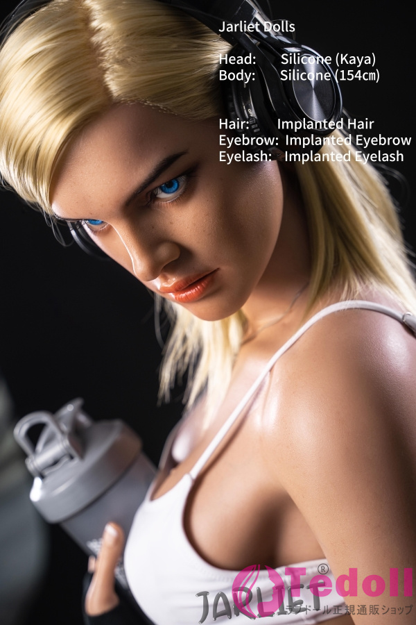Jarlietdoll Jarliet Topシリーズ Kaya 154cmスポーツ系 金髪 外人 高級シリコン製ラブドール セックス 熟女 等身大 ダッチワイフ Dカップ 小麦肌