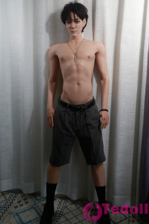 Realing 宇麟「Kirin」 170cmシリコン製ラブドール女性用 セクシーな裸男 等身大 ダッチワイフ 白い肌