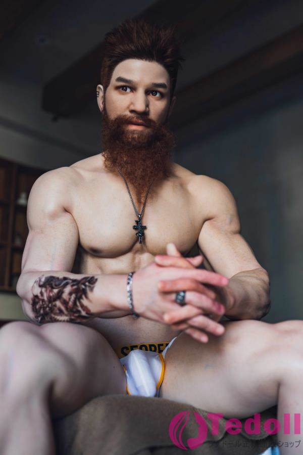 Realing 耀冉 180cm濃い髭男 リアルラブドール 欧米風 背の高い大人セックス人形 女性用シリコン製ドール ノーマル肌