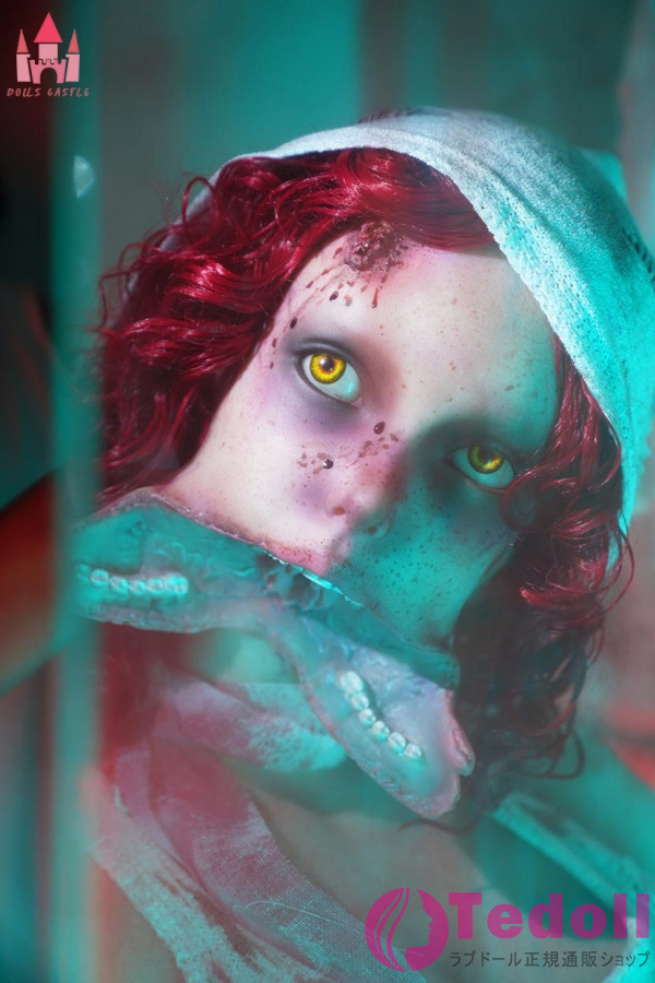 Dolls Castle #Z1 Zombiella 156cm口が裂けて開いたゾンビガール 高級ラブドール 人外系 スリムな姿 シリコン製 リアルセックスドール 