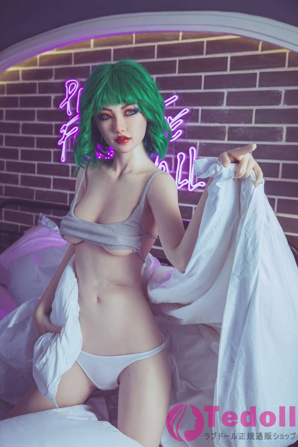 Starpery Wushi 174cm等身大 スリム 外国 人 ラブドール 緑髪 熟女ダッチワイフ Cカップ ノーマル肌 掲載画像はフルシリコン製