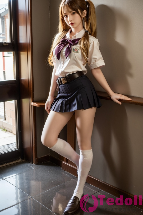 Orange In #599 Amy 158cm-B フルシリコン製 清純系美女 ダッチワイフ 艶めかしい姿 JK制服 リアル な ラブドール Cカップ 白い肌 口開閉＆口腔模擬付き