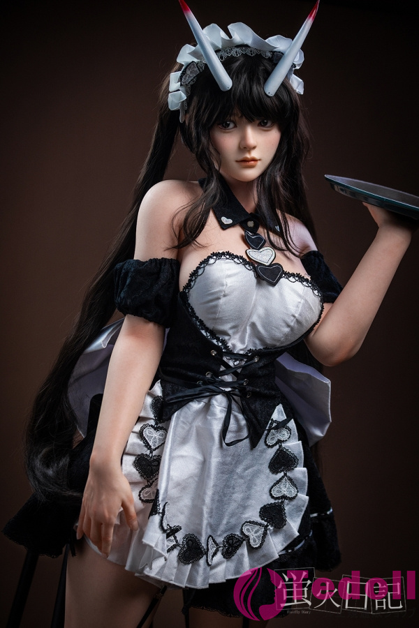 蛍火日記 瑠璃 159cm 顎機能追加可 フルシリコン製 高級ダッチワイフ コスプレメイド 等身大 スレンダー系 リアル ラブドール Eカップ ノーマル肌 超リアル塗装加工あり