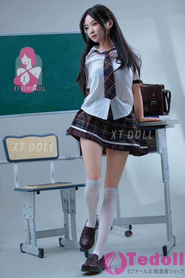 XTDOLL #XT-7 Chiao 150cm美しい顔 等身大ドール 清楚系 JK制服 リアルラブドール シリコン製ヘッド+TPE製ボディ Dカップ ノーマル肌