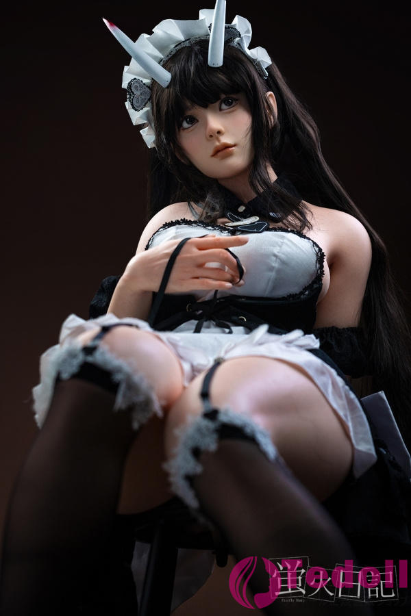 蛍火日記 瑠璃 159cm 顎機能追加可 フルシリコン製 高級ダッチワイフ コスプレメイド 等身大 スレンダー系 リアル ラブドール Eカップ ノーマル肌 超リアル塗装加工あり