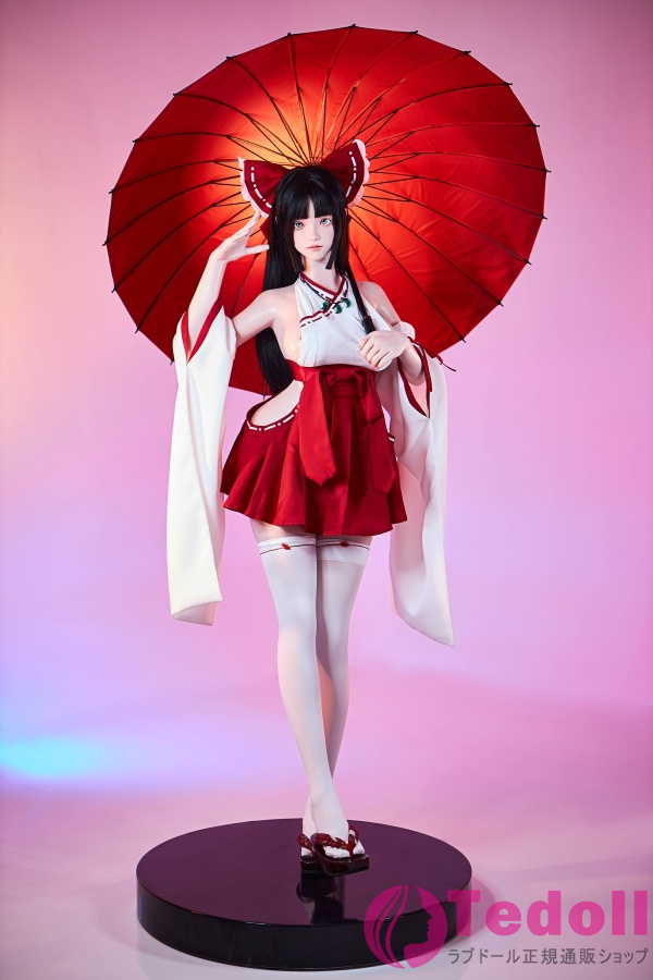 FU DOLL J024 小路 157cm細い腰 魅力的な美女ダッチワイフ コスプレ巫女 リアル人形 シリコンヘッド+TPEボディ Fカップ ノーマル肌 口開閉＆口腔模擬付き