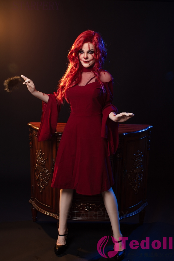 Starpery Leviathan 169cmハロウィンメイク 海外ダッチワイフ 現実的なセックス人形 Cカップ ノーマル肌 掲載画像はフルシリコン製