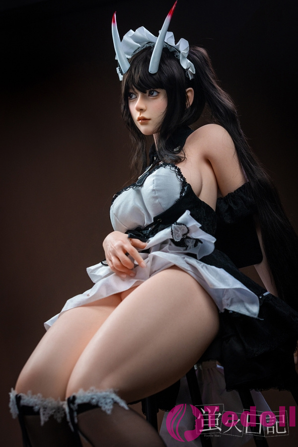 蛍火日記 瑠璃 159cm 顎機能追加可 フルシリコン製 高級ダッチワイフ コスプレメイド 等身大 スレンダー系 リアル ラブドール Eカップ ノーマル肌 超リアル塗装加工あり