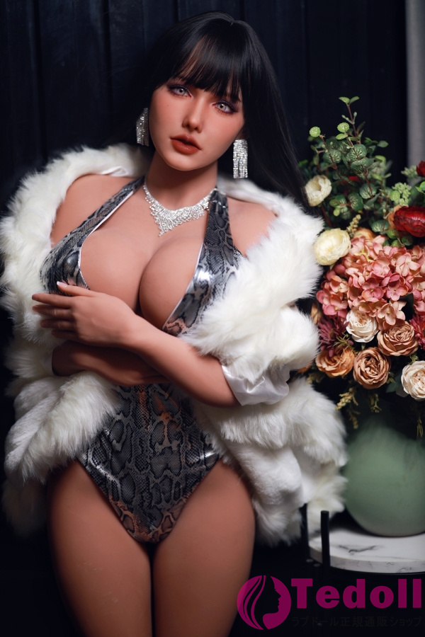FIRE DOLL #45 葵結 156cm外国ラブドール巨乳熟女 等身大セックス人形 TPE製 Iカップ ブラウン肌