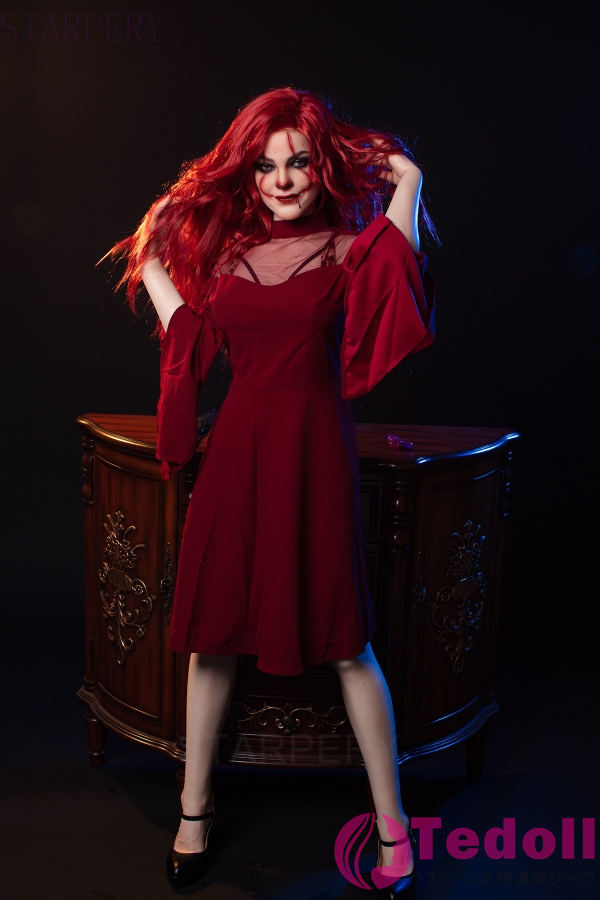 Starpery Leviathan 169cmハロウィンメイク 海外ダッチワイフ 現実的なセックス人形 Cカップ ノーマル肌 掲載画像はフルシリコン製