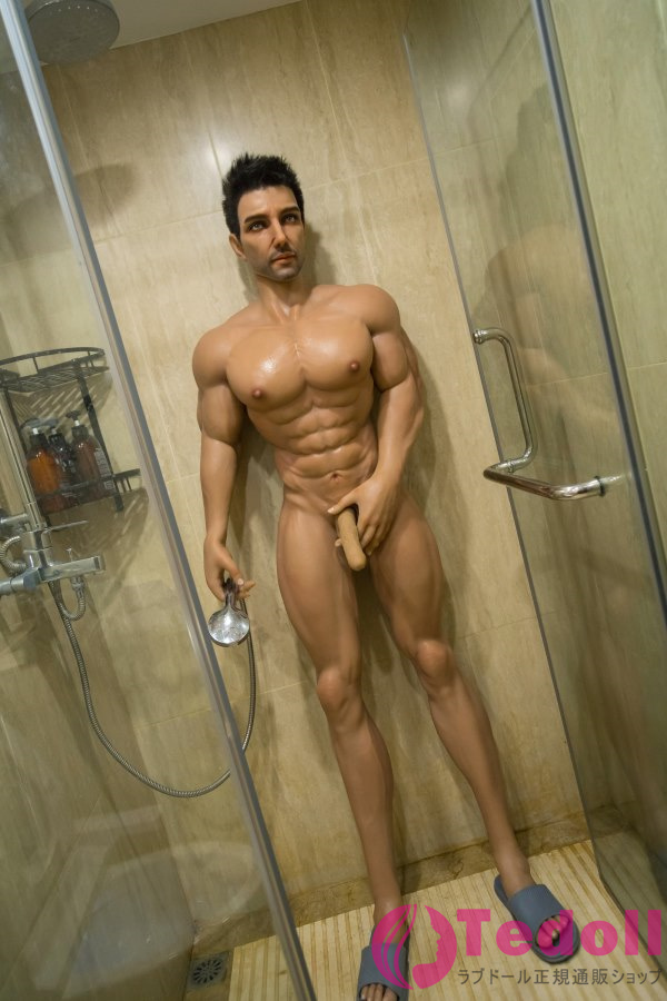 QITA DOLL #113 漢さん 177cm背が高い男性ラブドール フルシリコン製 筋肉タイプ リアル 等身大の人形 ブラウン肌