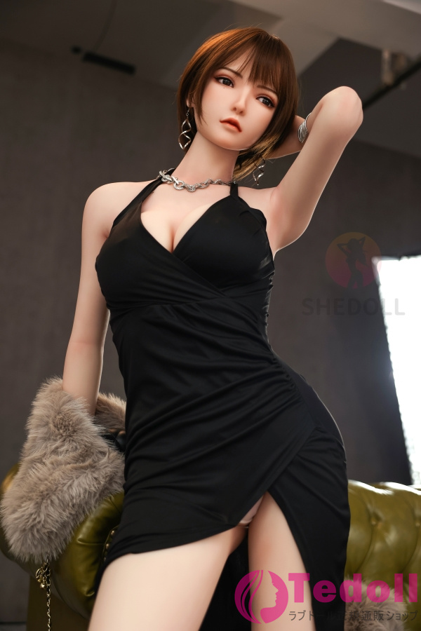 SHE DOLL 冷月 158cmセクシー癒し系美人ラブドール 清楚系 等身大ドール Cカップ ノーマル肌 掲載画像はシリコンヘッド+TPEボディ