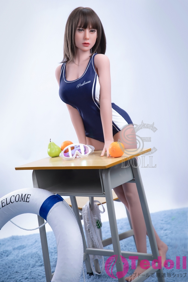 SE DOLL #123 Skyler.B 153cmスレンダーな姿 水着制服ラブドール 巨乳 等身大リアルドール TPE製 Fカップ 小麦肌