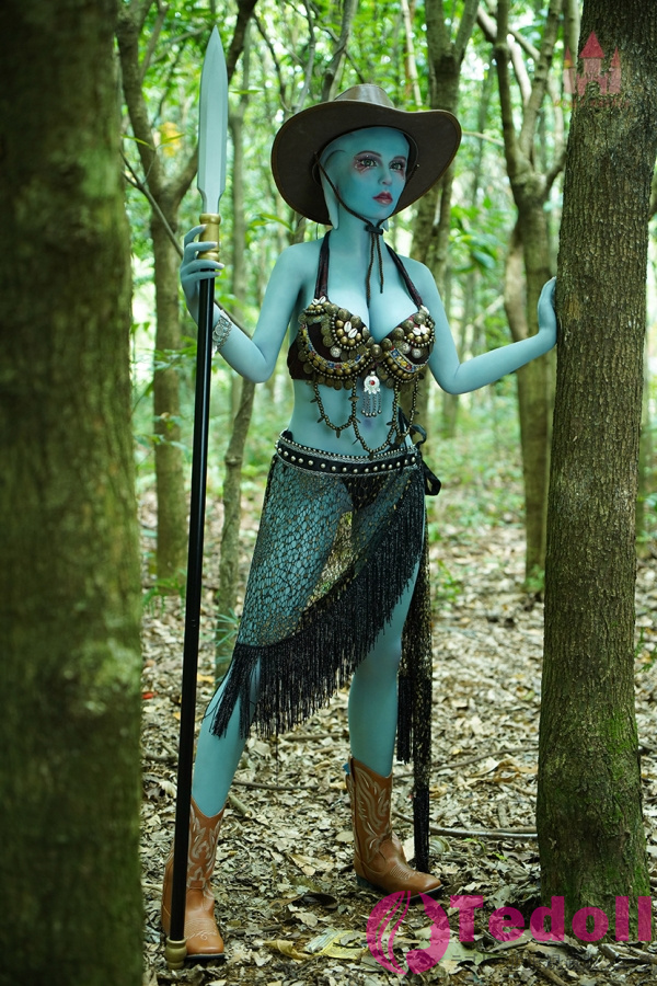 Dolls Castle #A1 宇宙人シリーズ Merlay 156cm綺麗人外系 高級ラブドール 妖艶な姿 セックス人形 等身 大 ダッチワイフ TPE製 Eカップ ブルー肌