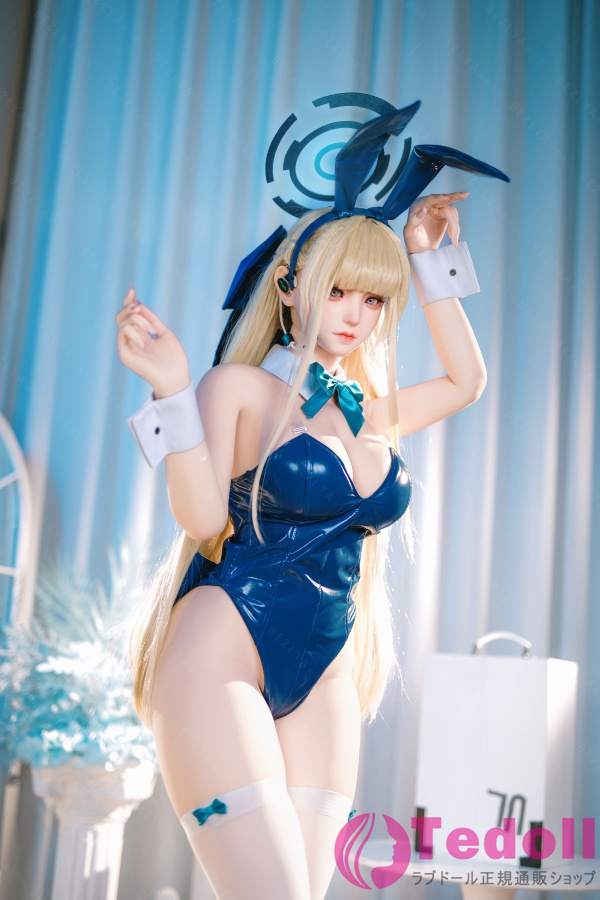 Bezlya Doll 2.2CFシリーズ 風鈴 155cm M版 コスプレバニーガールセックスドール 金髪巨乳ダッチワイフ シリコン製 等身 大 人形 Fカップ ノーマル肌