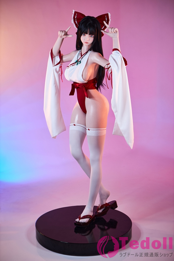 FU DOLL J024 小路 157cm細い腰 魅力的な美女ダッチワイフ コスプレ巫女 リアル人形 シリコンヘッド+TPEボディ Fカップ ノーマル肌 口開閉＆口腔模擬付き