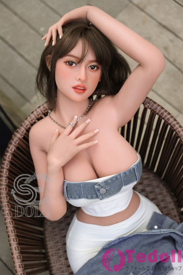 SE DOLL #011 Luna.B 161cm高級ダッチワイフ 細身 巨乳 等身 大 熟女ラブドール TPE製 Fカップ 小麦肌