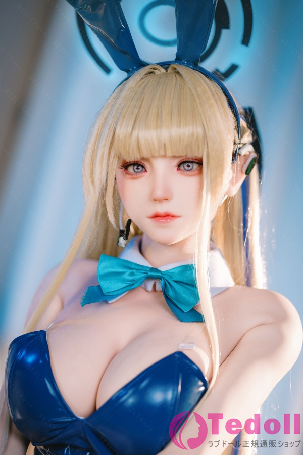 Bezlya Doll 2.2CFシリーズ 風鈴 155cm M版 コスプレバニーガールセックスドール 金髪巨乳ダッチワイフ シリコン製 等身 大 人形 Fカップ ノーマル肌