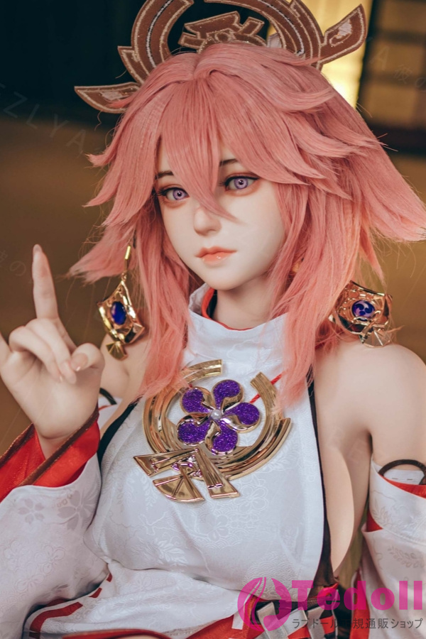 Bezlya Doll 2.2CFシリーズ 風鈴 155cm M版 原神 八重神子キャラクターダッチワイフ シリコン製ラブドール 巨乳 Fカップ ノーマル肌