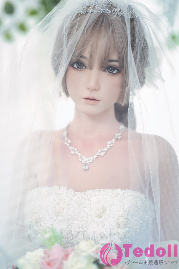 FU DOLL J019 言絵 150cm絶妙な女性ラブドール 綺麗な花嫁リアルダッチワイフ Bカップ ノーマル肌 掲載画像はフルシリコン製