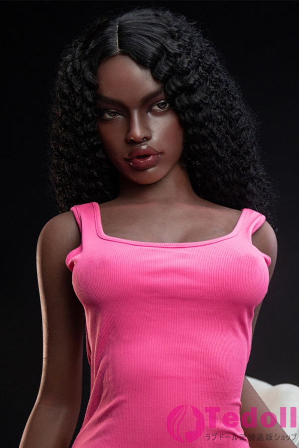 JYDOLL 貝斯 165cmアフリカ系シリコン製ラブドール 海外 黒 ギャル リアル ドール Cカップ 黒い肌