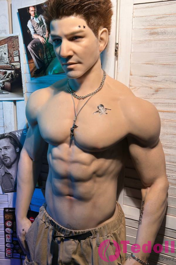 Realing 昊骏「Herman」 180cm男性型 女性向け ラブドール シリコン製 筋肉体型 等身大 セックス人形 ノーマル肌