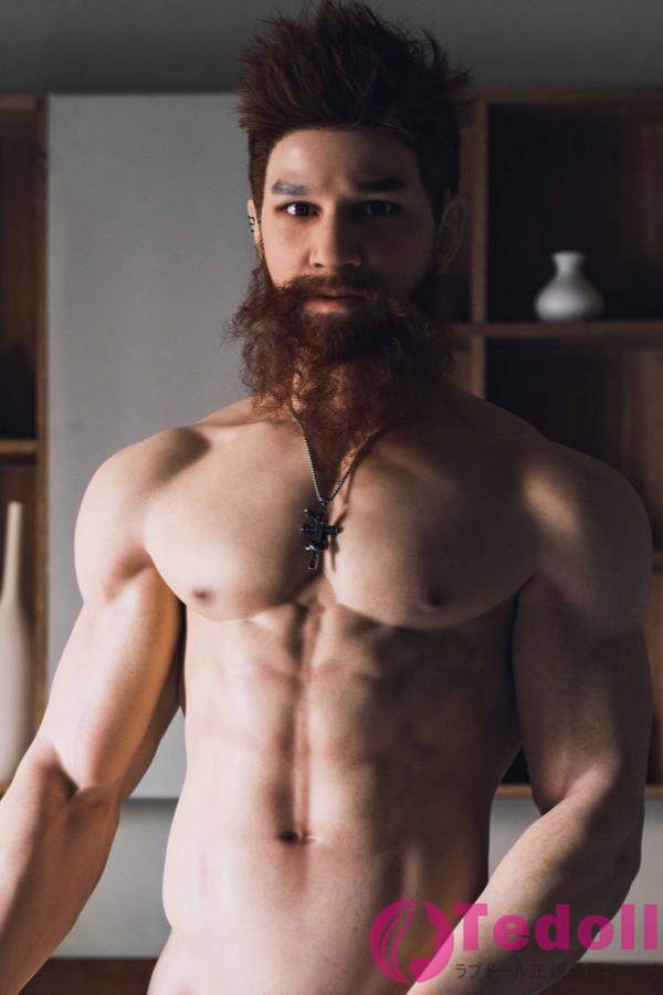 Realing 耀冉 180cm濃い髭男 リアルラブドール 欧米風 背の高い大人セックス人形 女性用シリコン製ドール ノーマル肌