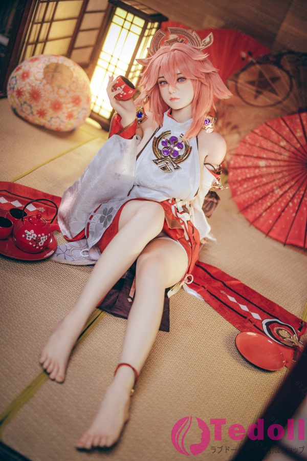 Bezlya Doll 2.2CFシリーズ 風鈴 155cm M版 原神 八重神子キャラクターダッチワイフ シリコン製ラブドール 巨乳 Fカップ ノーマル肌