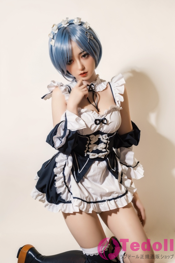 Orange In #600 Mary 158cm-B 華奢なスレンダーボディラブドール 高級シリコン製 コスプレメイド制服ダッチワイフ Cカップ 白い肌 口開閉＆口腔模擬付き