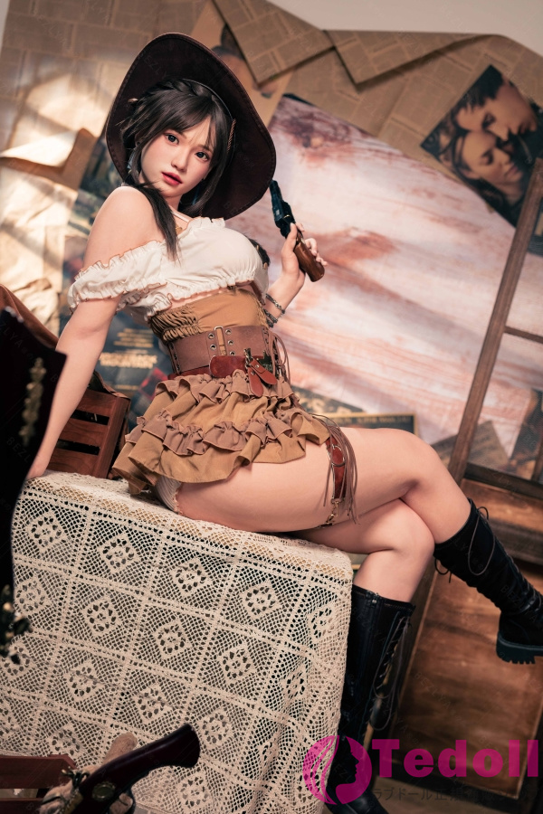 Bezlya Doll 2.2Uシリーズ 向日葵 162cm西部のカウボーイ等身大ラブドール セックス 魅力的な曲線 リアル ドール シリコン製人形 Bカップ ノーマル肌
