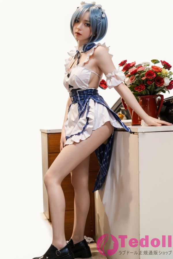 Orange In #600 Mary 158cm-B 華奢なスレンダーボディラブドール 高級シリコン製 コスプレメイド制服ダッチワイフ Cカップ 白い肌 口開閉＆口腔模擬付き