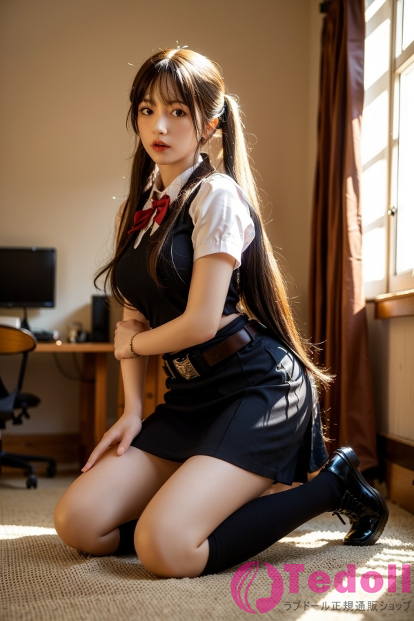 Orange In #599 Amy 158cm-B フルシリコン製 清純系美女 ダッチワイフ 艶めかしい姿 JK制服 リアル な ラブドール Cカップ 白い肌 口開閉＆口腔模擬付き