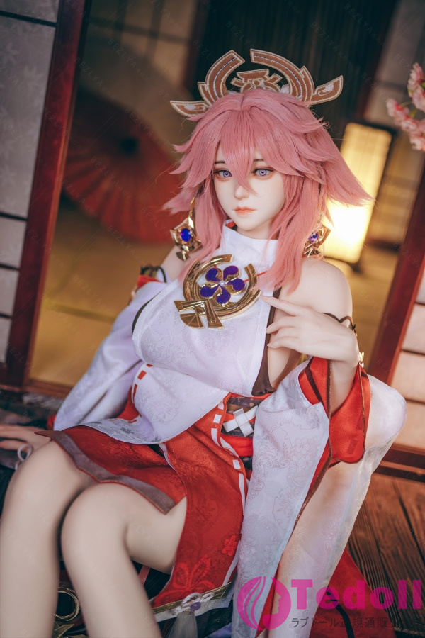 Bezlya Doll 2.2CFシリーズ 風鈴 155cm M版 原神 八重神子キャラクターダッチワイフ シリコン製ラブドール 巨乳 Fカップ ノーマル肌