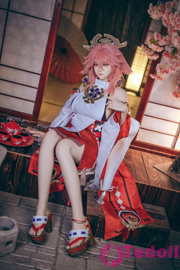 Bezlya Doll 2.2CFシリーズ 風鈴 155cm M版 原神 八重神子キャラクターダッチワイフ シリコン製ラブドール 巨乳 Fカップ ノーマル肌