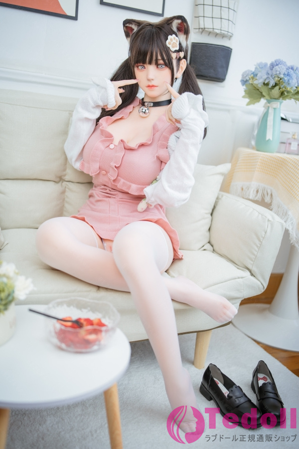 Bezlya Doll 2.0シリーズ 風鈴 155cm M版 キュート萌え猫娘ラブドール 等身大 巨乳 無邪気 清楚系美女リアルドール シリコン製ヘッドとTPE製ボディ Fカップ ノーマル肌