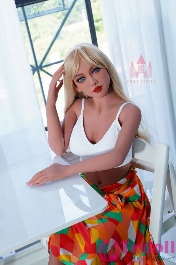 Dolls Castle #K1 Garin 156cm TPE製 海外金髪美女ラブドール 等身大 魅力的な容姿 セックス 人形 Bカップ ブラウン肌