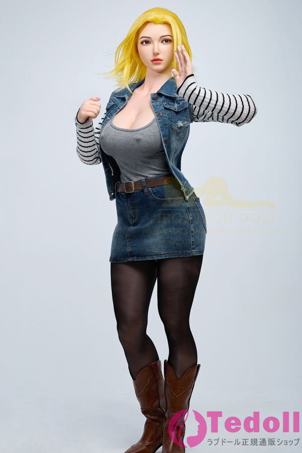 Irontech Doll S41 Joline 159cmカウガール風の金髪美女ラブドール シリコン製リアル ダッチワイフ sex 等身 大 の 人形 巨乳 Fカップ ノーマル肌