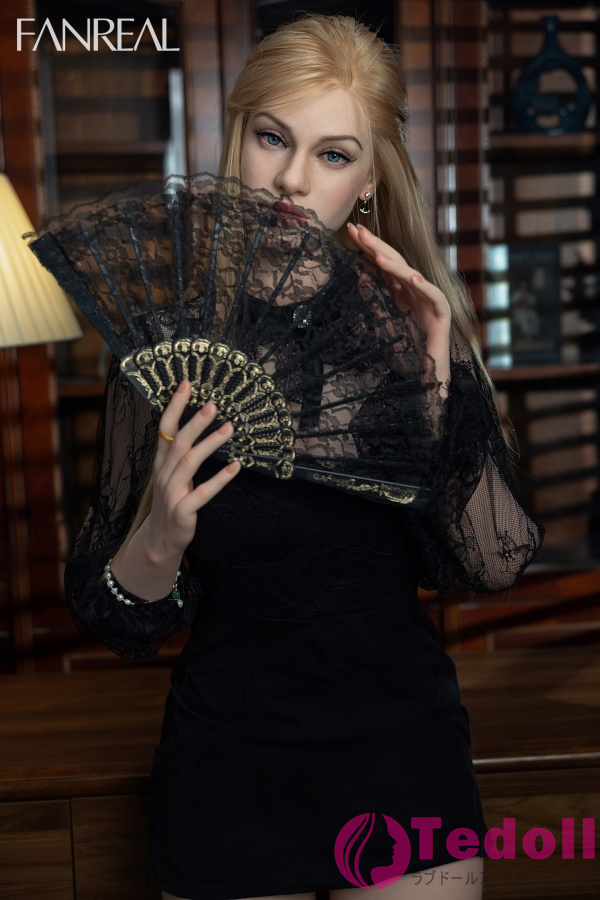 FANREAL Vanessa 168cm欧米風ダッチワイフ 魅力的な金髪美人 フル シリコン製ラブドール Fカップ ノーマル肌 口開閉＆口腔模擬付き