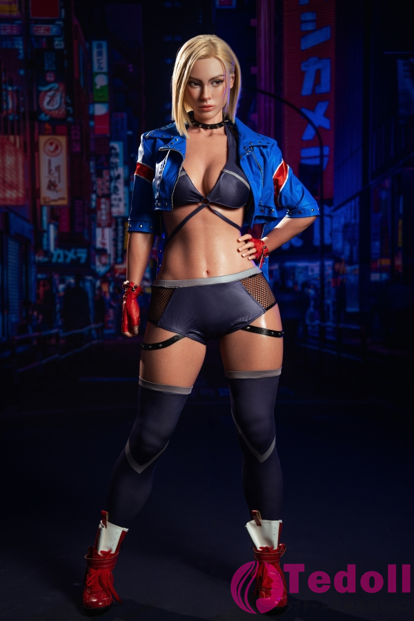 Top Fire #T43 口開閉＆口腔模擬付き Phoenix 176cm長身 フルシリコン製 金髪ラブドール セクシー外人美女 Dカップ ブラウン肌