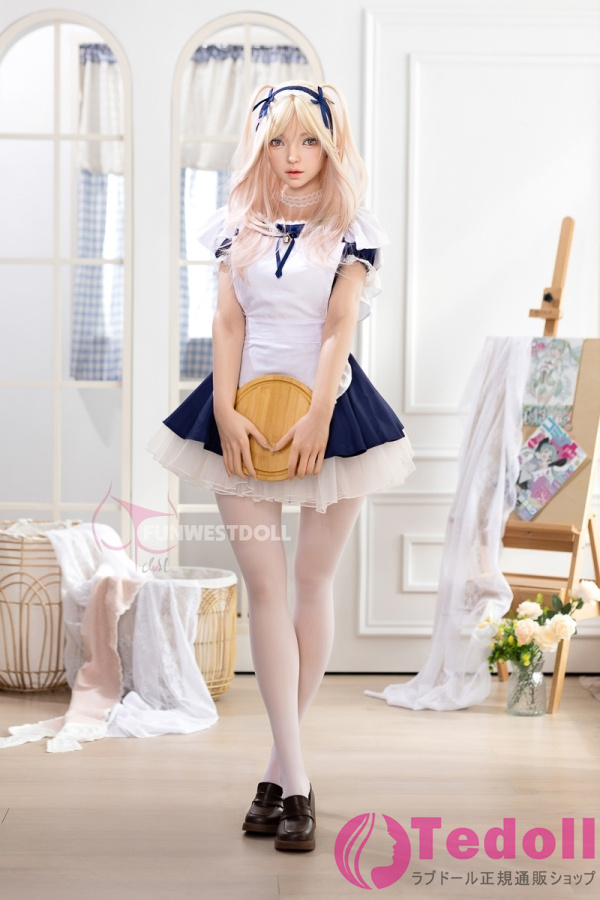 Funwest Doll #056SJ Giselle 159cm Aカップ 清楚で可憐な金髪美少女 フルシリコン製セクシーラブドール リアルな肌質感付き 白い肌