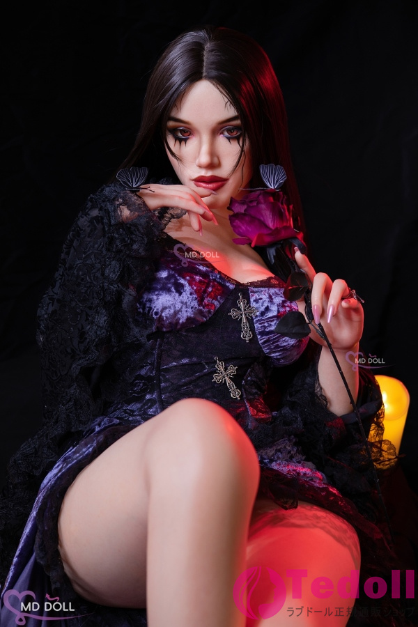 MD DOLL #M44 Mary ROS口腔選択可 168cm(B) Eカップ ハロウインメイク 闇夜の薔薇 妖艶な美女 フルシリコン製 ラブドール ノーマル肌